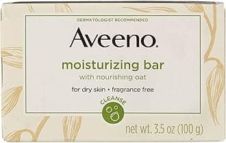AVEENO Naturals Moisturizing Bar for Dry Skin 3.50 oz (Pack of 5)