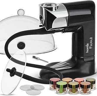 Smoking Gun Wood Smoke Infuser - Extended Kit, 14 PCS, Smoker Machine with Accessories and Wood Chips - Cold Smoke for Food and Drinks - Gift for Man