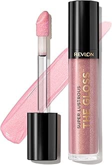 Revlon Super Lustrous Lip Gloss, Non-Sticky, Hydrating, High Shine Finish, 203 Lean In, 0.13 oz