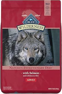 Blue Buffalo Wilderness High Protein, Natural Adult Dry Dog Food, Salmon 11-lb