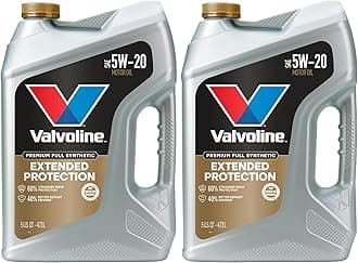 Valvoline Extended Protection Full Synthetic Motor Oil SAE 5W-20 5 QT (Pack of 2)