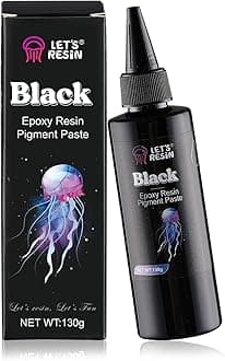 Black Epoxy Resin Pigment Paste, 100ml High Concentrated Epoxy Resin Color Pigment for Resin Art, Opaque Resin Dye for Resin Painting, River Table, Resin Jewelry Making, Coaster