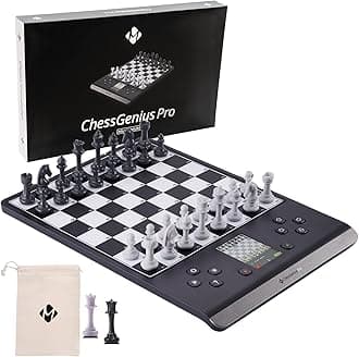 MILLENNIUM ChessGenius PRO - chess computer for children & beginners, playful chess trainer with a variety of practice options and customizable difficulty levels