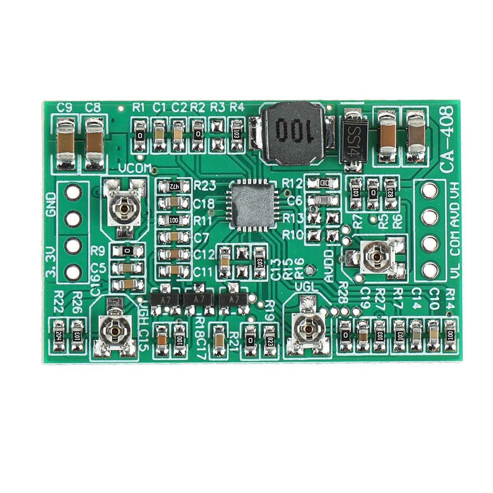 Multi tester Boost Board Module LCD TCON Board VGL VGH VCOM AVDD 4 Channel Adjustable Step Up Module CA-408 Test lead for multimeter