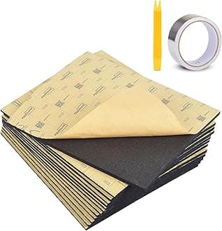 AggSound394mil 24sqft Thickened Sound Deadener for Cars - Auto Sound Deadening - Closed Cell Foam Noise Deadening Material - Heat Hood Shield Insulation Dampening Mat