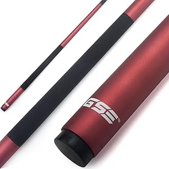 GSE Games & Sports Expert 58" 2-Piece Fiberglass Graphite Composite Billiard Pool Cue Sticks (Several Colors Available, Weight from 18oz, 19oz, 20oz, 21oz)