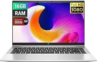 HP EliteBook 845 G8 Business Laptop, 14" FHD(1920 x 1080) Display, AMD Ryzen 5 Pro 5650U Processor 2.3-4.2GHz, 16GB RAM, 512GB SSD, Win 10 Pro, Silver(Renewed)