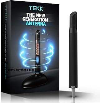 Short Antenna Compatible with 2007-2026 Chevy Silverado 1500 / Designed for Optimized FM/AM Reception / 4.8 Inches