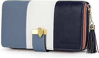 Women Wallets RFID Ladies Purses with Multiple Card Slots and Roomy Compartment