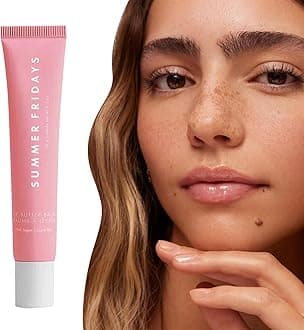 Summer Fridayss Lip Butter Balm, Nourishing Lip Mask and Lip Balm for Instant Moisture, Shine and Hydration, Tinted, Soothing Lip Care
