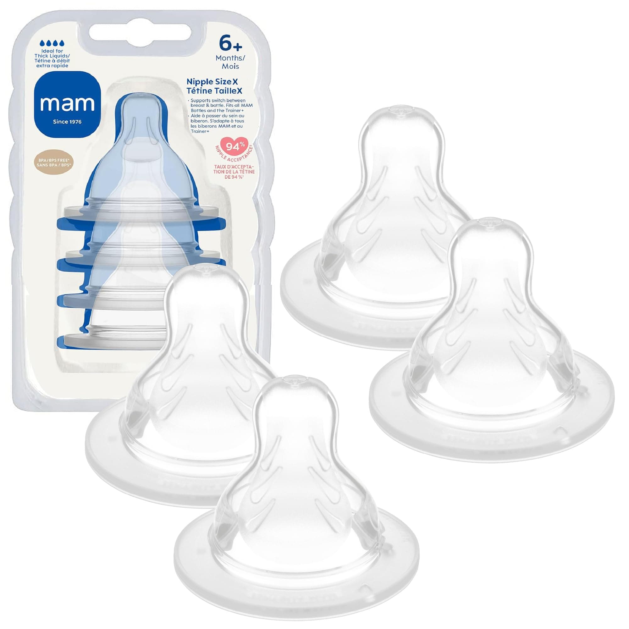 MAM Extra Fast Flow Bottle Nipple