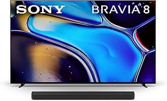 Sony 65 Inch OLED 4K Ultra HD TV BRAVIA 8 Smart Google TV with Dolby Vision HDR and Exclusive Features for PlayStation 5 (K-65XR80), 2024 Model BRAVIA Theater Bar 8 Sound Bar