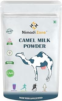 Camel Milk Powder | Freeze Dried, Gluten Free | All Natural - 200 GM by Nimadi Zone