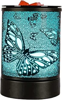Enaroma Butterfly Black Electric Fragrance Wax Melts Warmer Oil Melter Scented Tart Burner for Home Decor