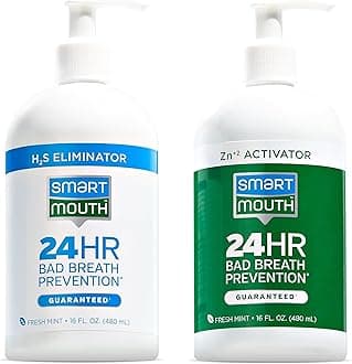 SmartMouth Original 2-Bottle Activated Mouthwash System with Pumps -32oz