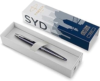 PARKER Jotter Ballpoint Pen | Special Edition | Sydney Blue CT | Medium Point with Blue Ink | Gift Box