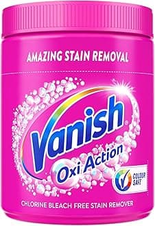 Oxi Action Colour Safe Stain Remover Powder for Clothes 1Kg, 1st Time Amazing Stain Removal Even In 30°C Cold Wash, Lifts Tough Stains, Chlorine-Free Formula, Safe On Everyday Fabrics