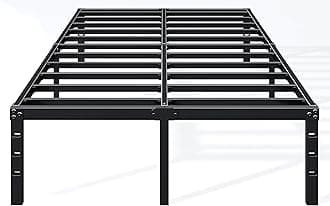Hafenpo 14 Inch Queen Bed Frame - Sturdy Metal Platform Queen Size, No Box Spring Needed, Heavy Duty, Easy Assembly, Strong Bearing Capacity, Under Bed Storage, Black