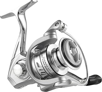 HAUT TON Spinning Reel 8000/9000/10000/12000/14000,6+1BB Metal Surf Fishing Reels,4.8:1 Gear Ratio 55lbs Drag Heavy Long Casting Inshore Saltwater Monster Fish