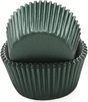 Classic Cupcake Liners, 50 Count, Dark Green