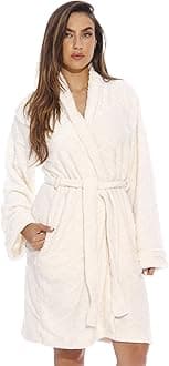 Just Love Kimono Robe Velour Chevron Texture Bath Robes for Women