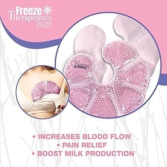 USA Merchant | Hot/Cold Plush Breastfeeding Relief Gel Bead Packs by L’Autre Peau Set of 2 Comfort for Nursing Pain, Mastitis, Engorgement, Swelling, Plugged Ducts | Boost Milk Let-Down & Production