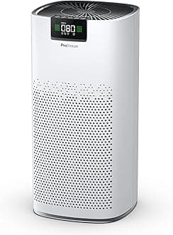 Ultra-Powerful Air Purifier for Large Rooms (1500 sq ft) – CADR of 460 m³/h – H13 HEPA Filter, UV-Cleansing Light, Ionizer, 3 Layer Filtration System, Captures 99.95% of Airborne Particles