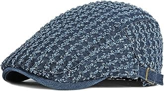 Men Breathable Mesh Summer Hat Newsboy Beret Flat Cap