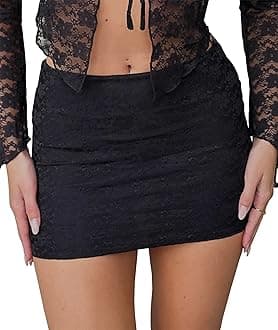 Women's White Mini Skirt Mid-Waist Stretch Fitted Bodycon Short Mini Skirts 0022