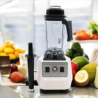 Grace Countertop 1680W Commercial Blender 2.5L Acrylic Jar Smoothie Maker