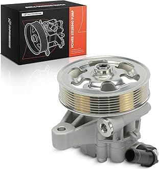 A-Premium Power Steering Pump, with Pulley, Compatible with Honda Accord 2008 2009 2010 2011 2012, 2.4L, Replace # 56100R40A03