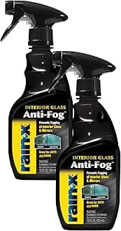 630543 Interior Glass Anti-Fog, 12 oz. - Prevents Fogging of Interior Glass and Mirrors, Usable on Both Automobiles and Marine Vehicles (Pack of 2)
