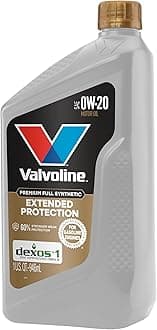 Valvoline Extended Protection Full Synthetic Motor Oil SAE 0W-20 1 QT