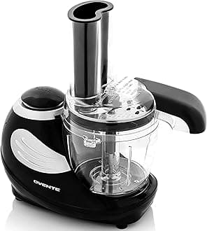 Ovente Mini Food Processor, Mincer, Chopper, Salsa Maker 1.5 Cup, PF1007B