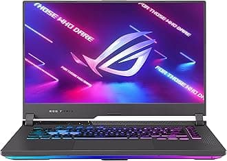 ROG Strix G15 (2022) Gaming Laptop, 15â€ 16:10 FHD 144Hz, GeForce RTX 3050, AMD Ryzenâ„¢ 7 6800H/HS, 16GB DDR5, 512GB PCIe SSD, Wi-Fi 6E, Windows 11, G513RC-ES73, Eclipse Gray