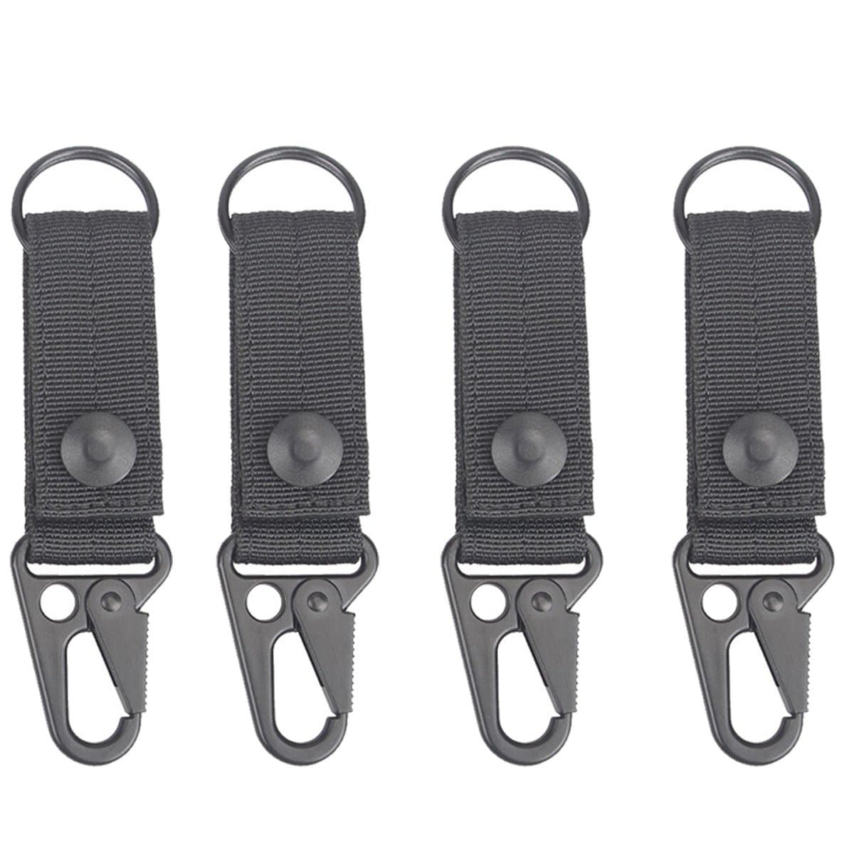 XTACERTactical Molle Key Ring Gear Key Keeper Keychain Snap Secure Kit of Attachments