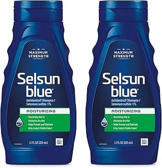 Moisturizing Anti-dandruff Shampoo with Aloe, 11 fl. oz., Selenium Sulfide 1% (Pack of 2)