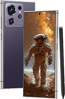 S24 Ultra Unlocked Cell Phones Smartphone with Built-in Pen 8+256GB Android 13 Phones 6.8" HD Screen Dual SIM 108MP+48MP Camera 6800 mAh (Violet)