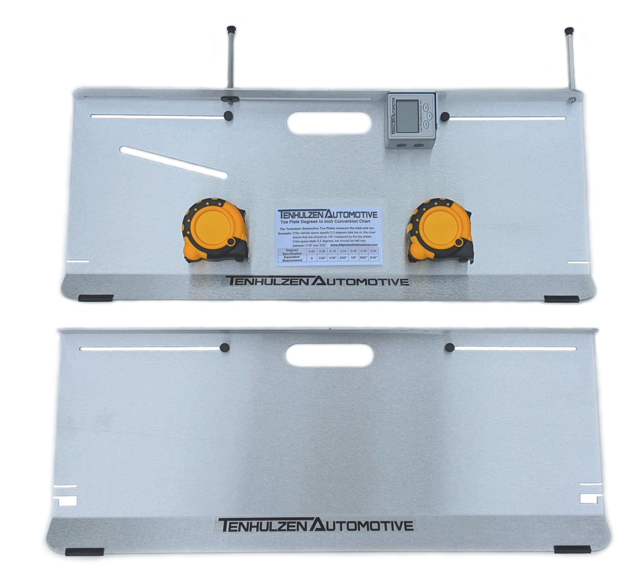 2-Wheel Alignment Tool - All-in-one (Camber/Caster/Toe Plates) - Made in USA