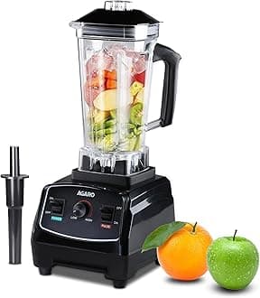 AGARO Grand Professional Blender/Grinder/Mixer, 2000 watts, 2 Litres BPA Free Jar, Commercial heavy duty blender, High Power & Speed Blender, 100% Copper Motor, Pulse Function, 8 Leaf SS Blade