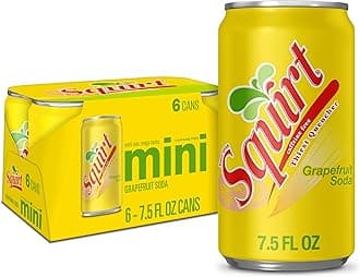 Squirt Citrus Soda, 7.5 Fl Oz Cans, 6 Pack