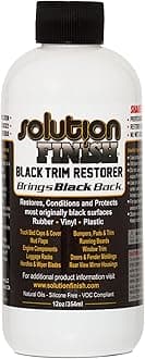 Solution Finish Black Plastic & Vinyl Restorer 12 Oz.
