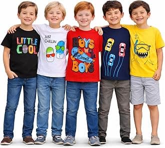 Boys BYS-TSRT-02 T-Shirt (pack of 5)