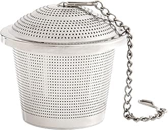 Large Barrel Tea Infuser, 18/8 Stainless Steel, 2-Inch
