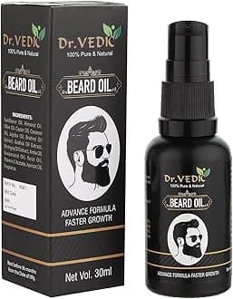 Beard Hair Growth Oil For Faster Beard Growth And Thicker Looking Beard | Beard Oil For Patchy And Uneven Beard (30Ml) (Pack of 1)