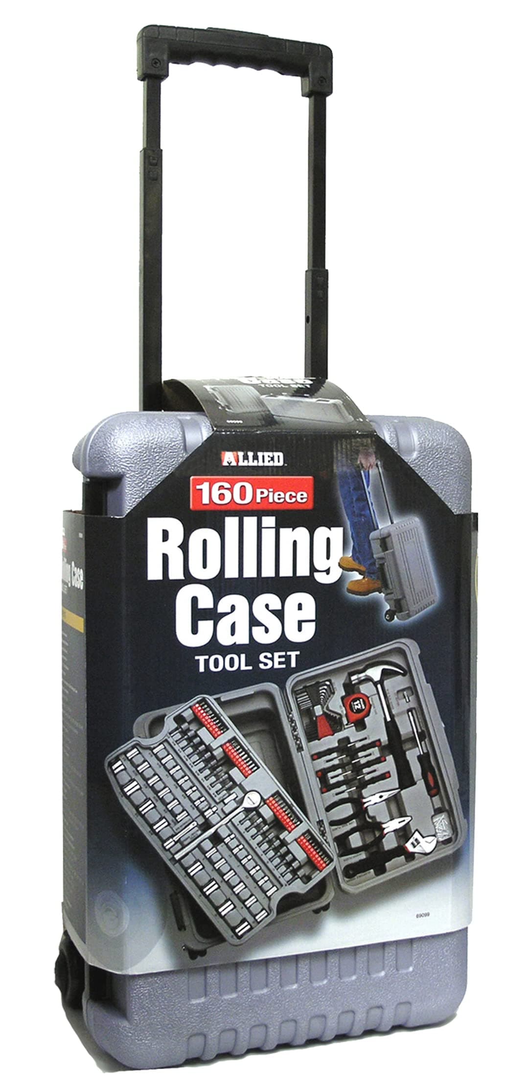 Allied Tools 69099 160-Piece Rolling Case Tool Set