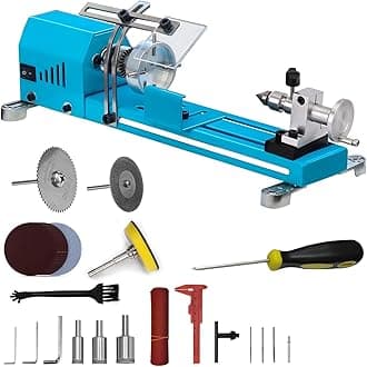Mini Lathe Machine Torno Para Madera Multi-Purpose Lathe With Professional Tools Cutting Grinding Polishing Desktop Metal Lathes D1M1DCB