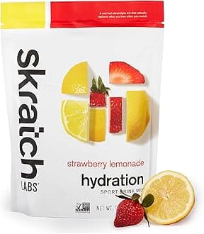 Skratch Labs | Sport Hydration Powder Drink Mix - Strawberry Lemonade 20 Servings