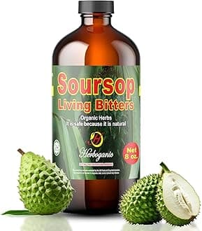 Herboganic Soursop Living Bittersfor overall Health and wellness | 8 Oz