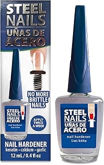 Steel Nails Hardener with Keratin, Calcium and Garlic